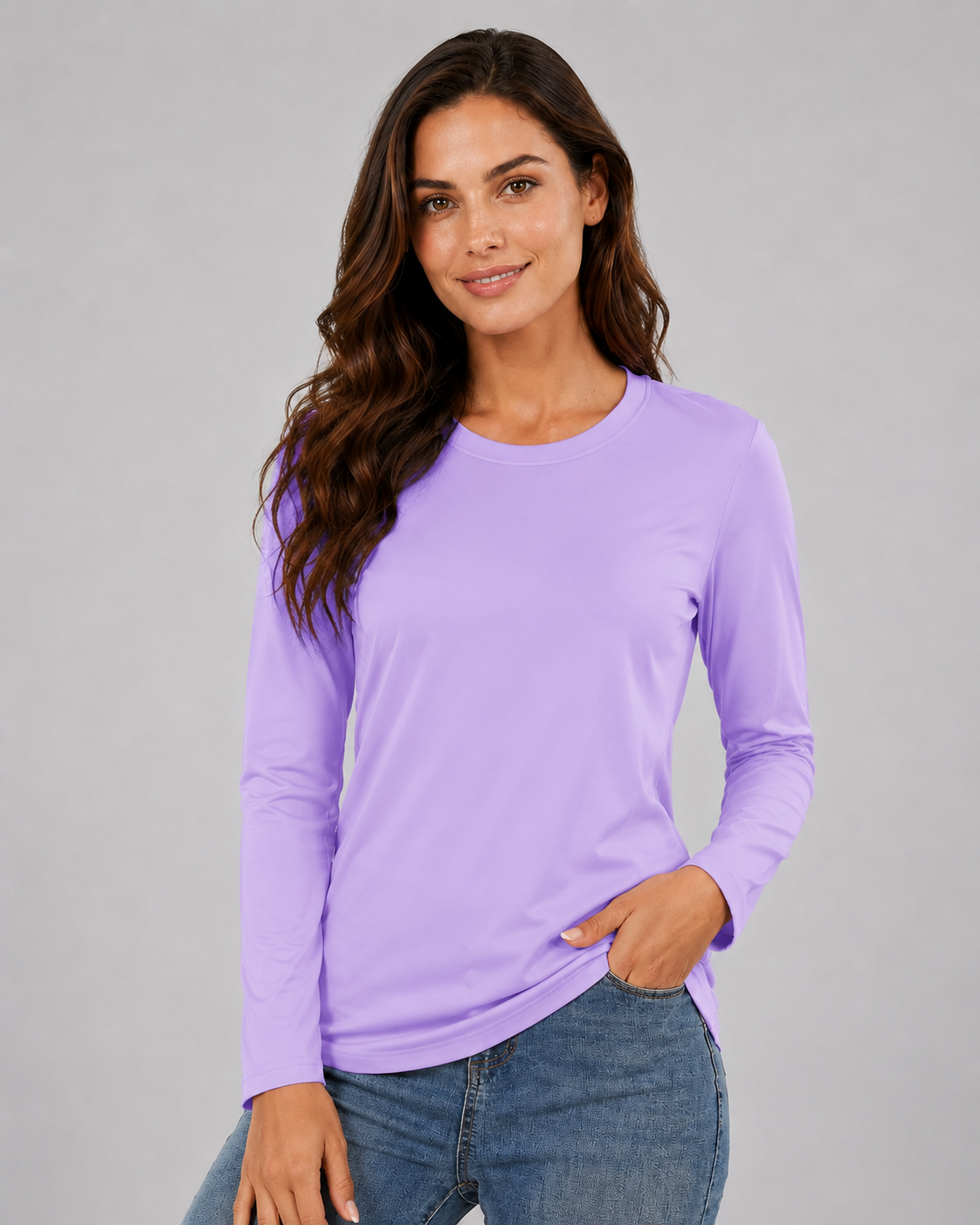 Aurelia Sun Active Sun Tee – Light Purple, AU 8