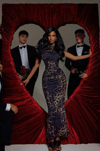 Leopard Corset Maxi Dress