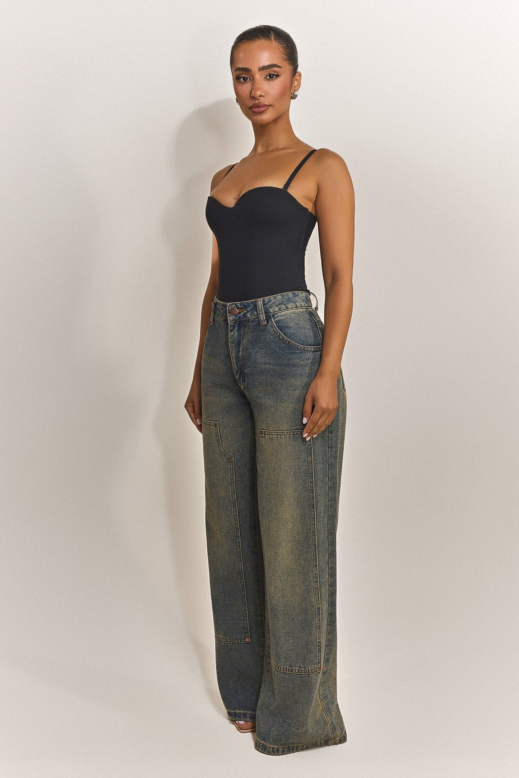Black Sweetheart Sculpt Bodysuit