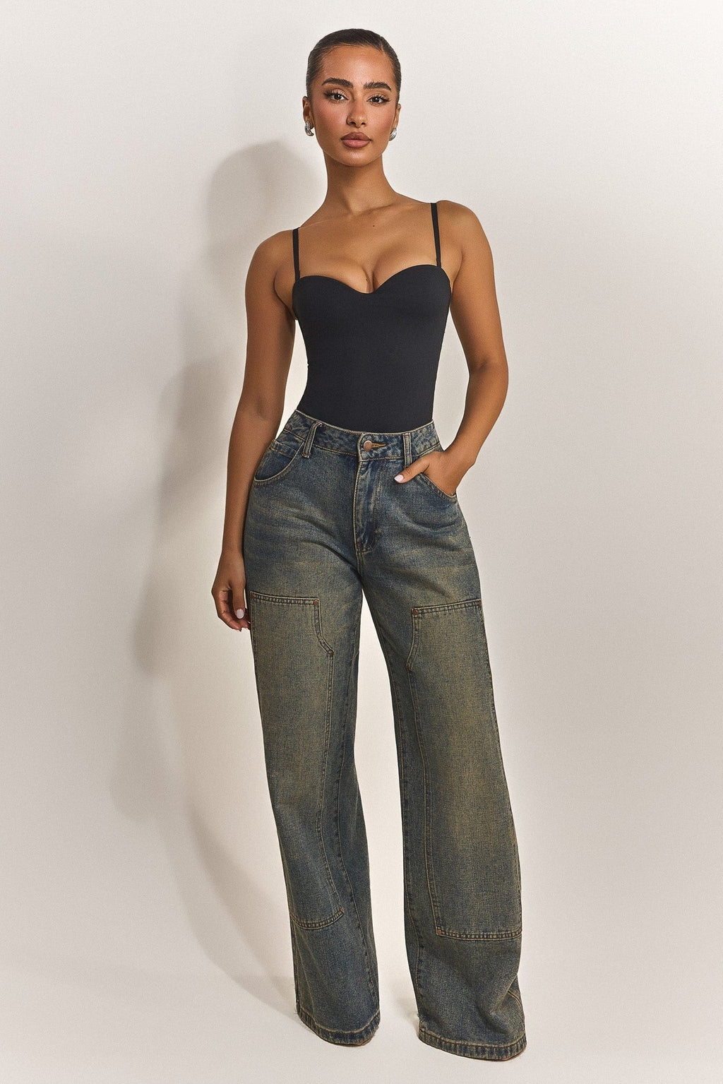 Black Sweetheart Sculpt Bodysuit