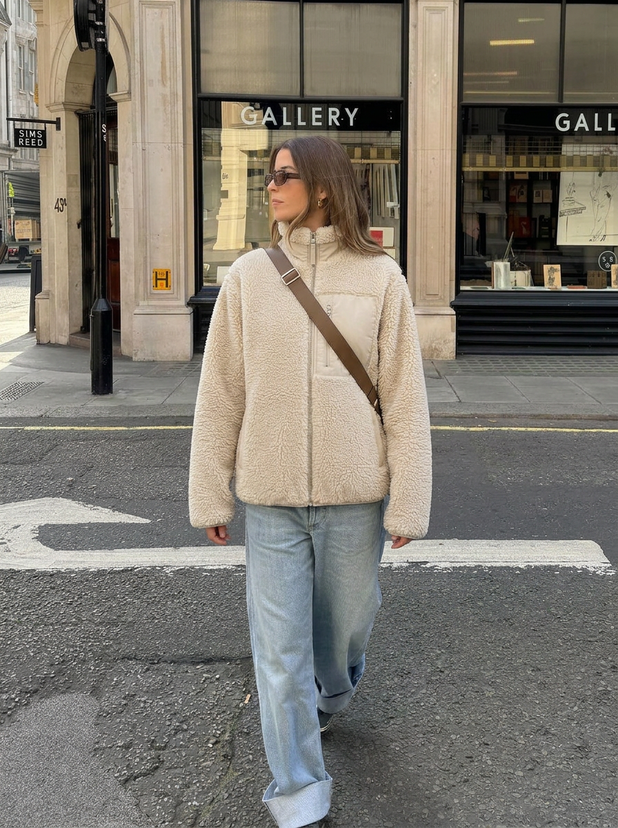 Miles Sherpa Fleece Zip Jacket