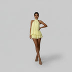 Tie-Back Sleeveless Mini Dress