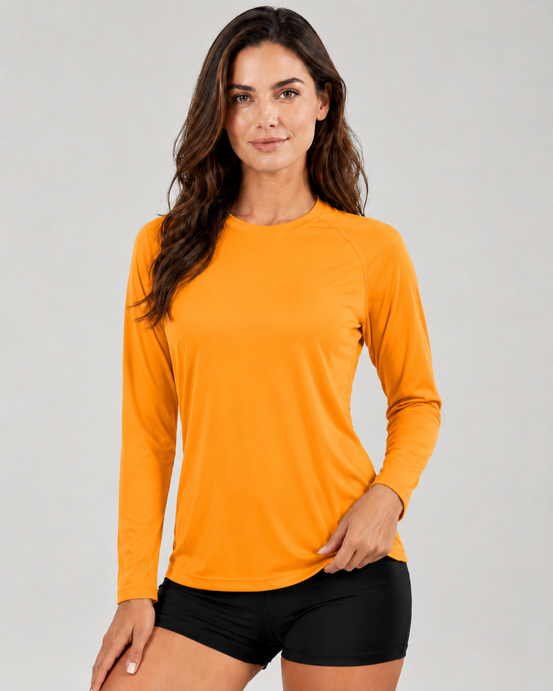 Aurelia Sun Lightweight Swim Sun Tee – Orange, AU 6
