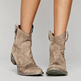 Mendi Western Ankle Boots