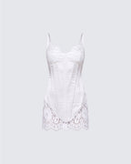 Rosie Lace Trim Corset Mini Dress by Aurelia Sun