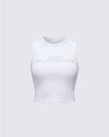 Rumi Rhinestone Cropped Tank