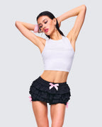 Rumi Rhinestone Cropped Tank by Aurelia Sun