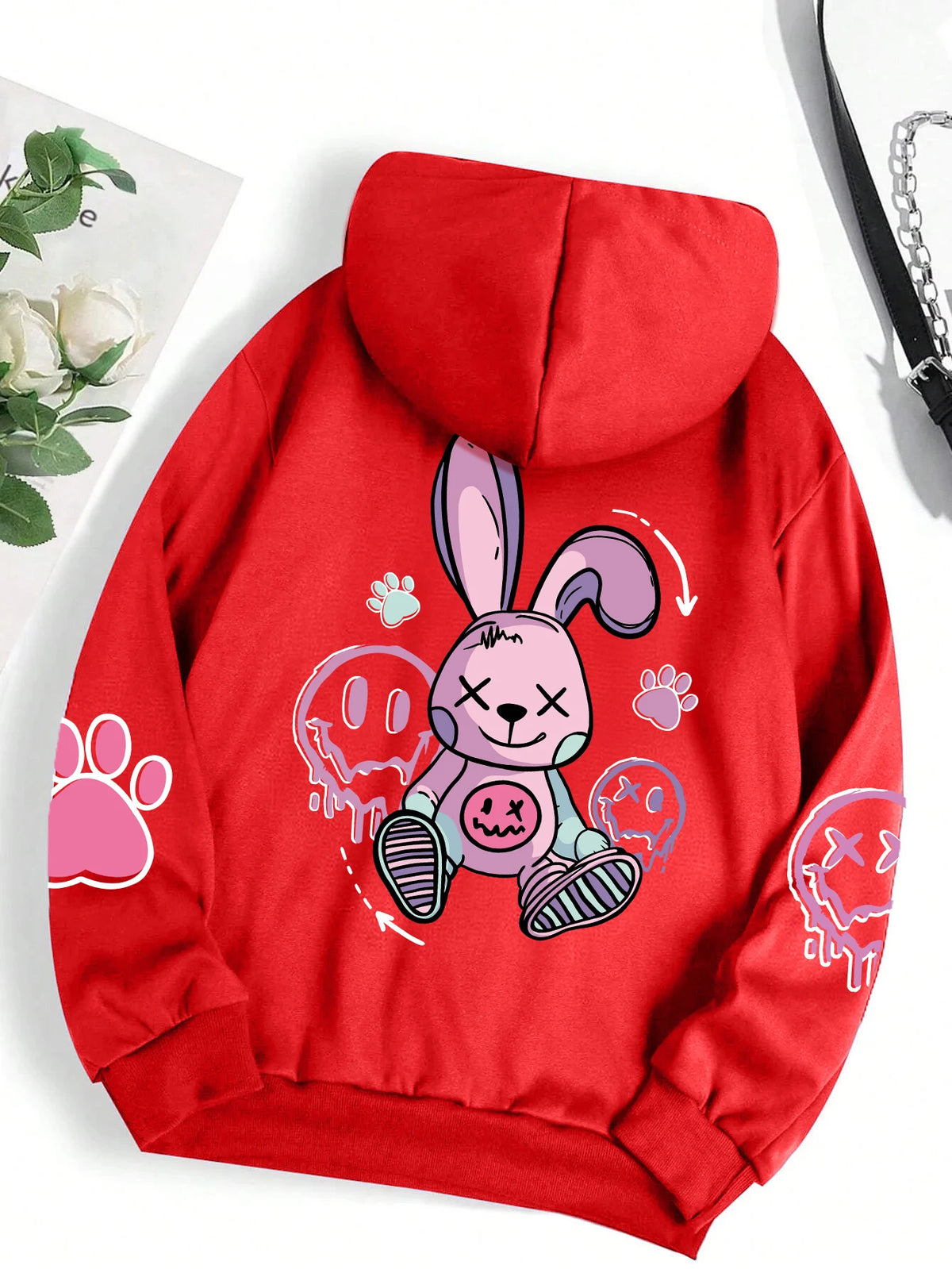 Graphic Fleece Pullover Hoodie