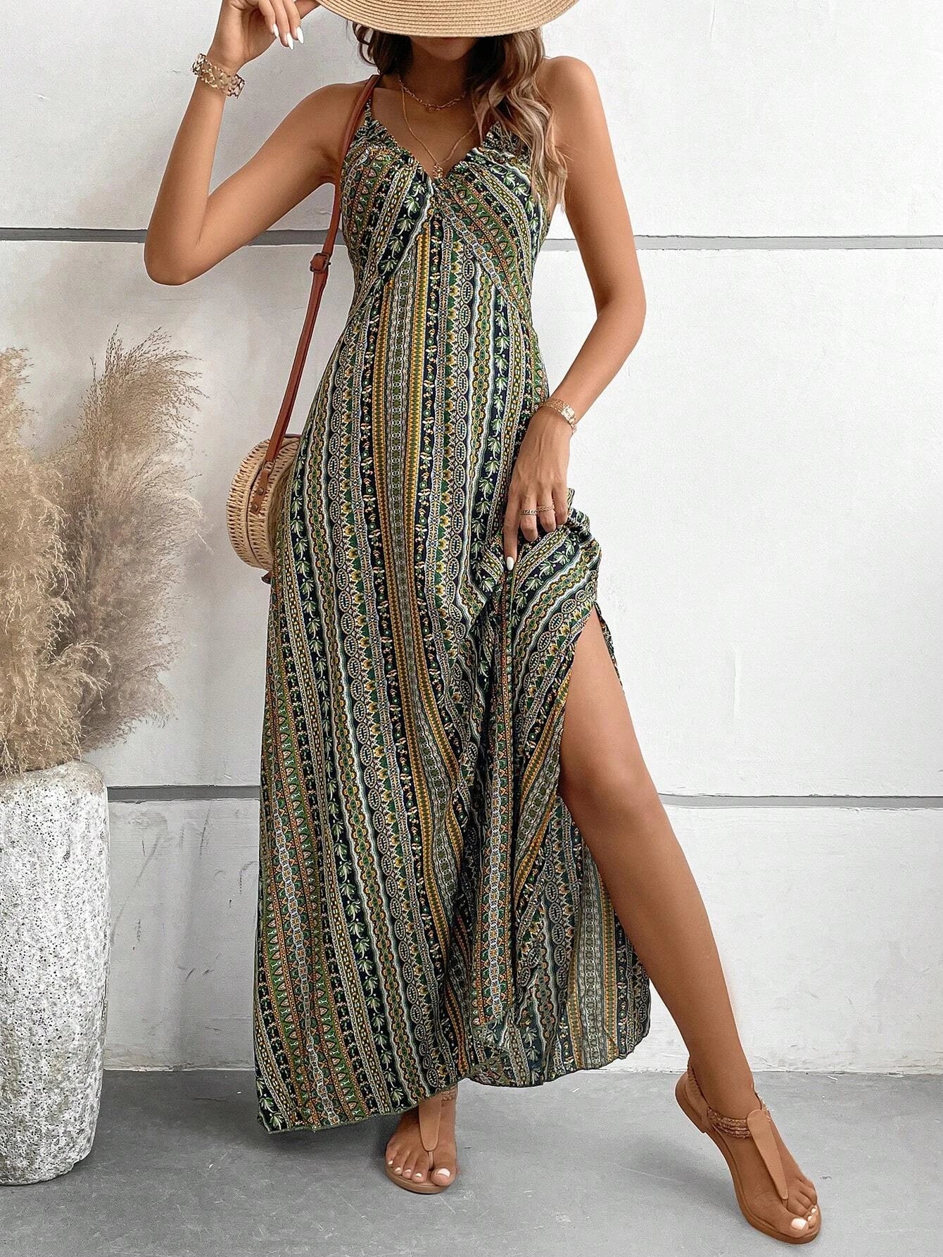 Backless Maxi Dress