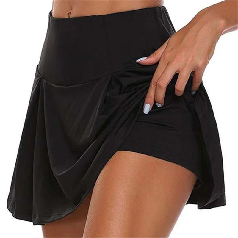 Lined Quick-Dry Tennis Skirt