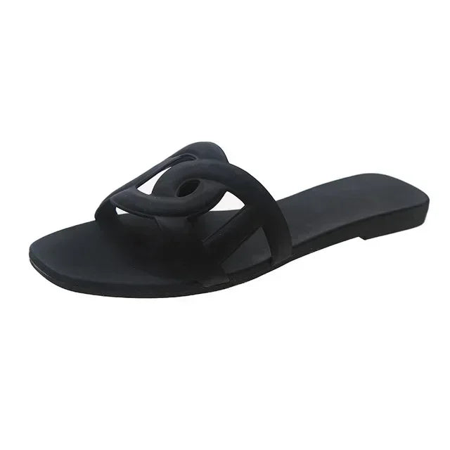 Colour Pop Jelly Slide Sandals
