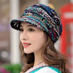 Heritage Floral Earflap Cap