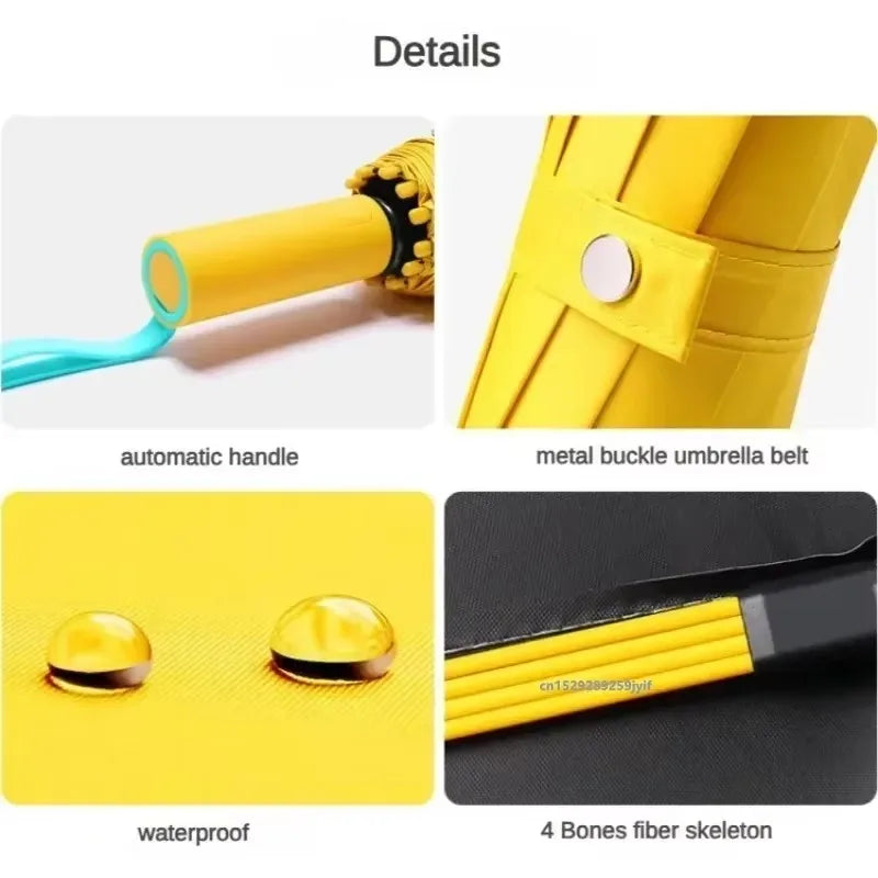 72 Bones Super Strong Windproof Automatic Folding Men Umbrella Reinforced Large Rainproof Sun Protection Umbrellas Women