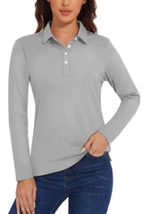 UPF 50+ Long-Sleeve Golf Polo