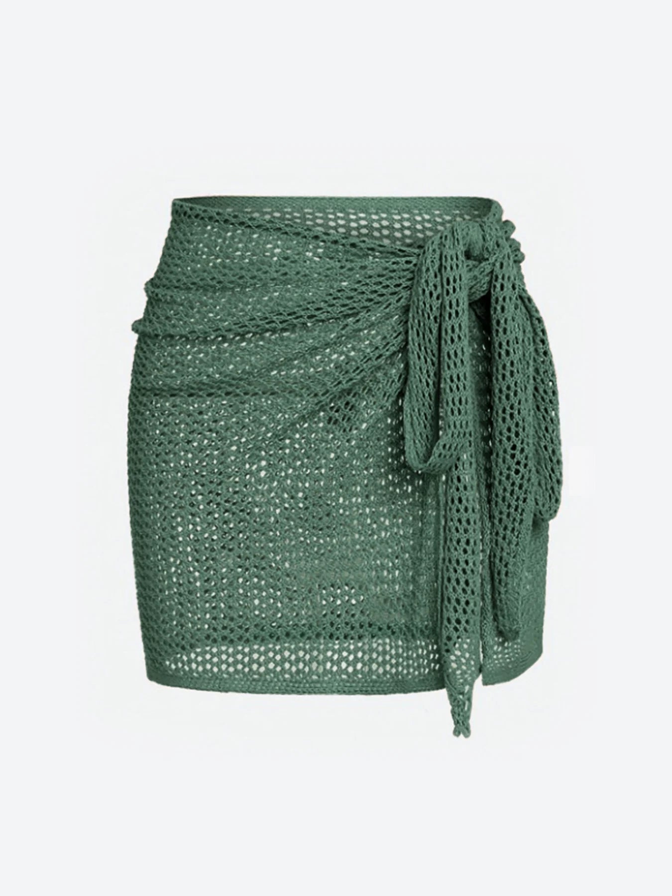 Strappy Knit Split Beach Dress