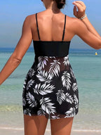 Coastal Swim Dress with Shorts