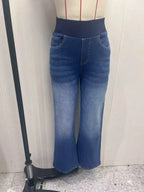 Denim Relaxed Straight-Leg Jeans