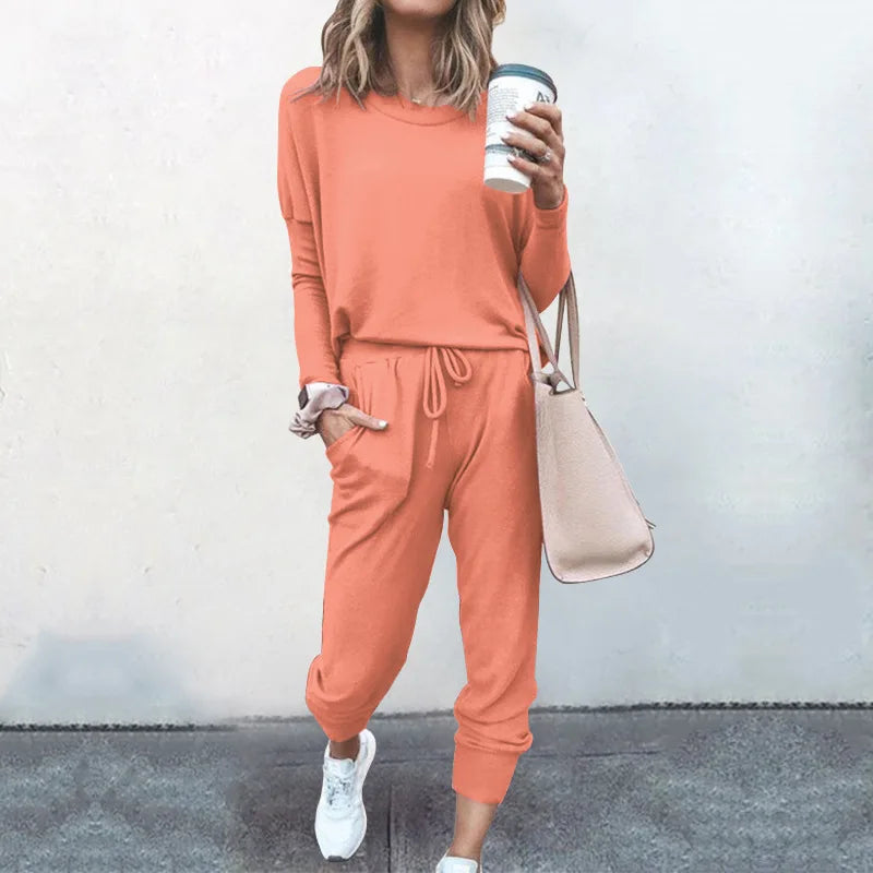 Cozy Pullover & Straight-Leg Pants Set