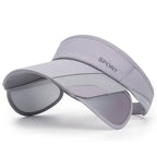 Retractable-Brim Open-Top Visor