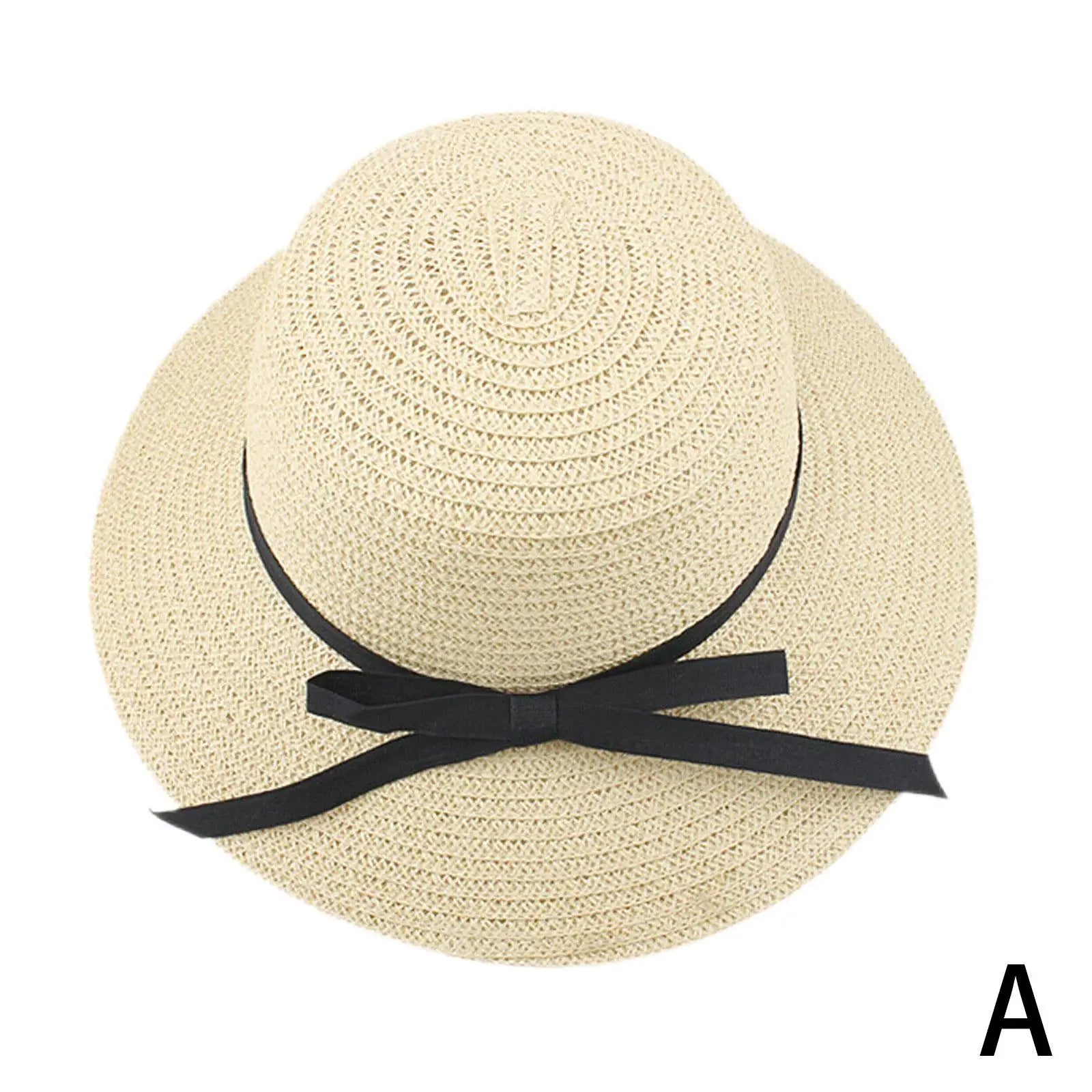 Foldable Straw Beach Hat UPF 50+