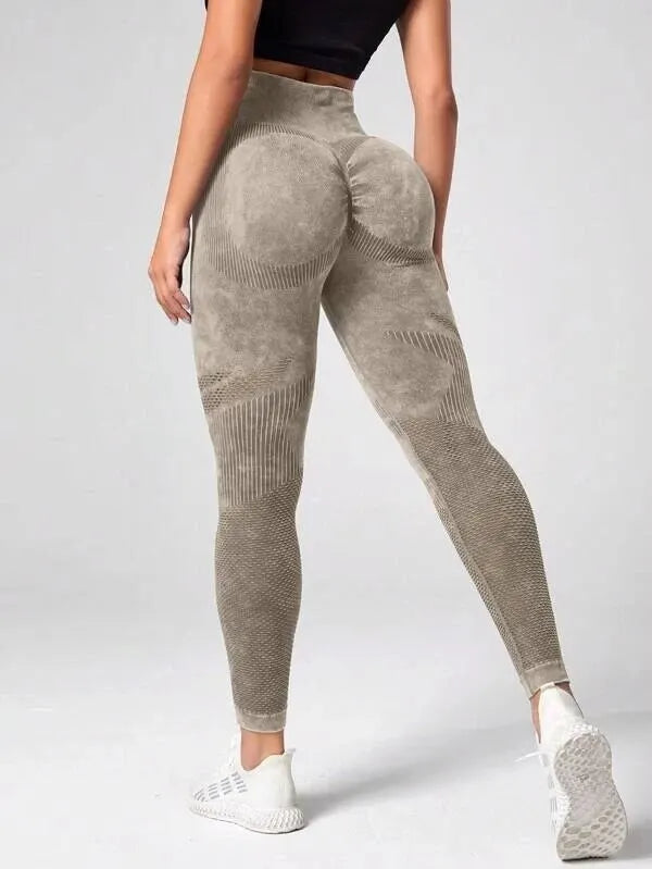Aurelia Sun Tie-Dye High-Waist Leggings – Dark Grey – image 11