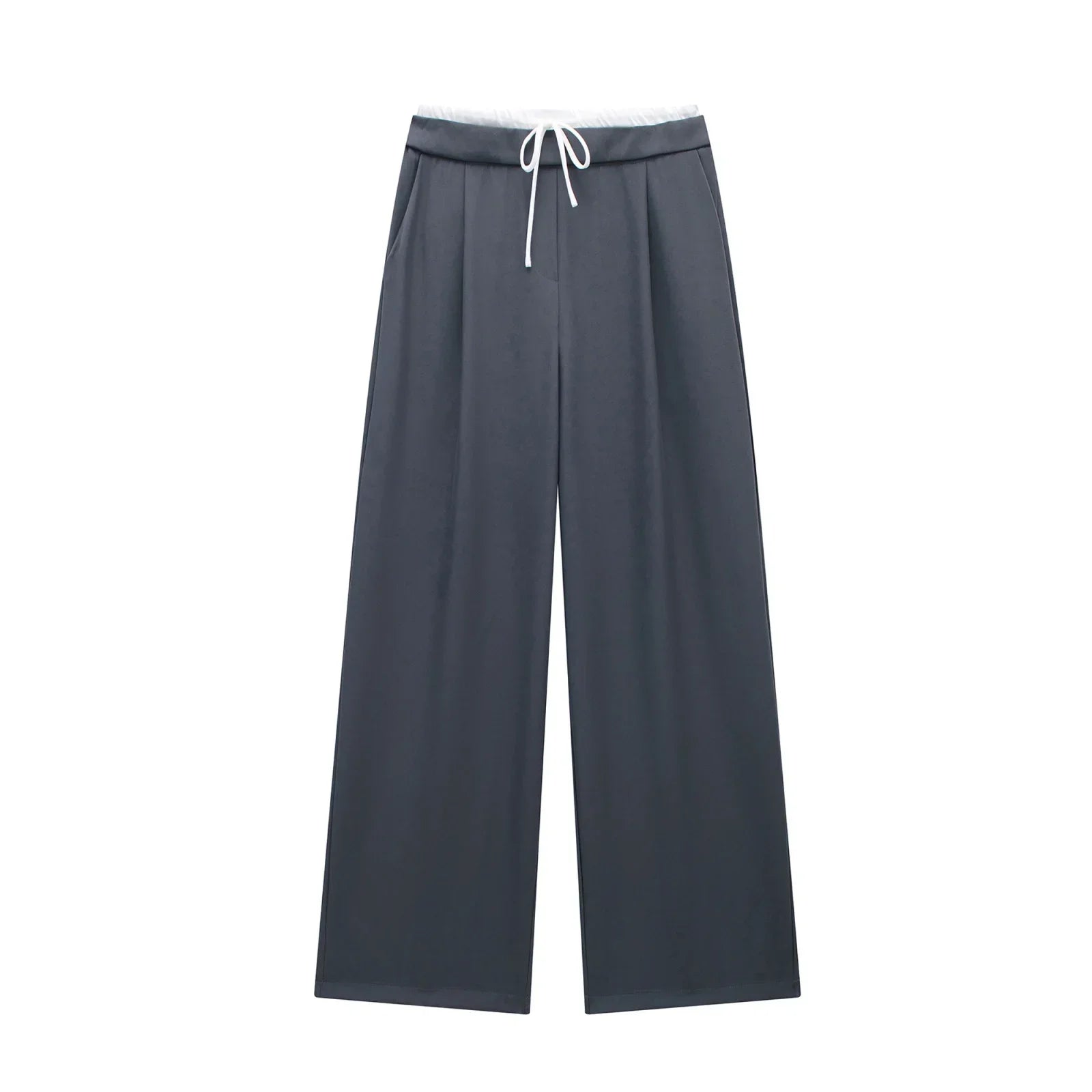 Relaxed High-Rise Wide-Leg Pants