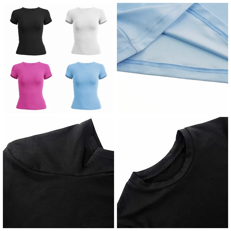 Slim-Fit Knitted Baby Tee