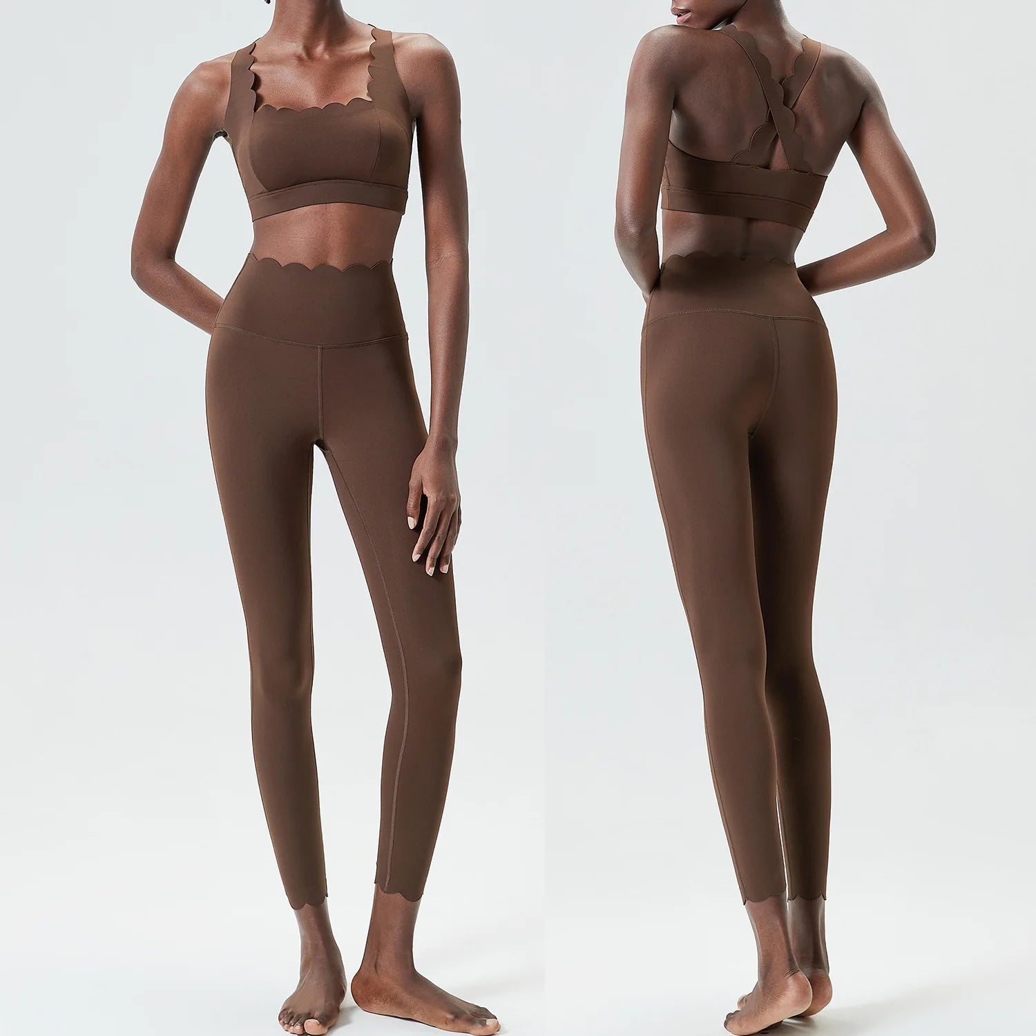 Aurelia Sun Sculpt Fit Two-Piece Active Set – Forest Green – image 13