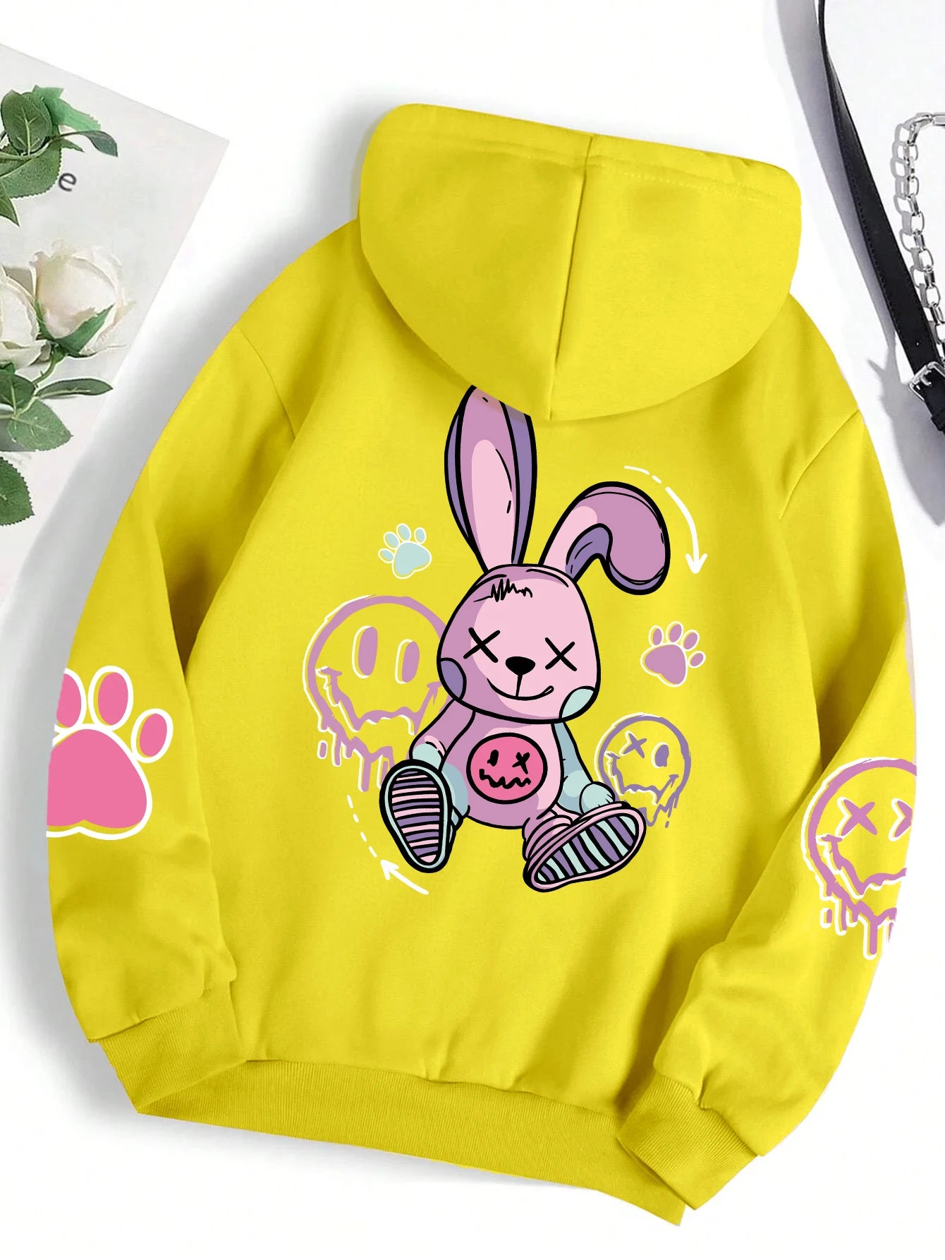 Graphic Fleece Pullover Hoodie