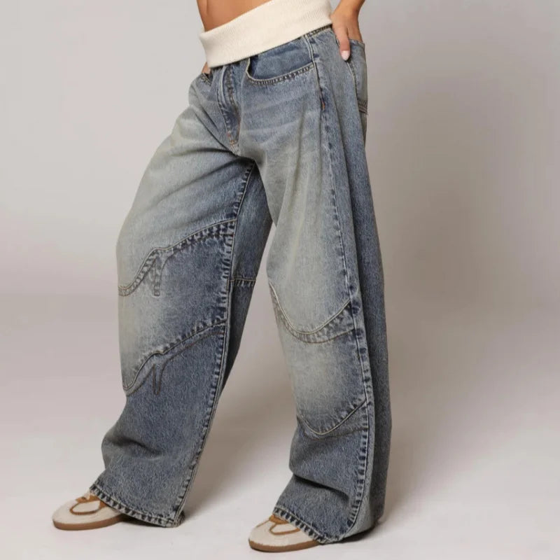 Y2K Baggy Wide-Leg Jeans