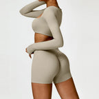 Aurelia Sun Long Sleeve Summer Training Set – Wine Red – Set 4 – image 4