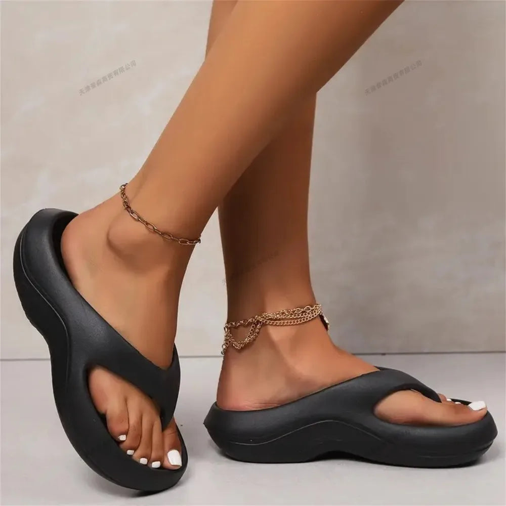 Two-Tone EVA Beach Flip-Flops