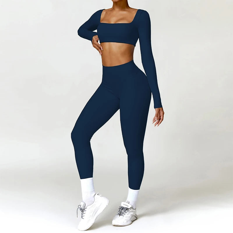 Aurelia Sun Long Sleeve Summer Training Set – Brown – Set 1 – image 16