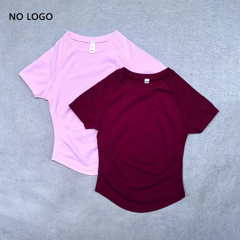 Seamless Short-Sleeve Yoga Tee