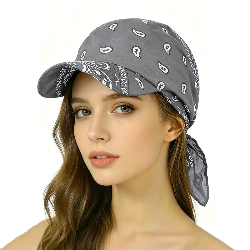 Paisley Ponytail Baseball Cap