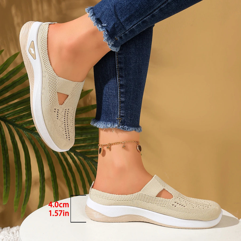 Ventilated Half-Clog Slippers