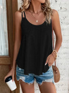 Plus-Size Cut-Out Tank Top