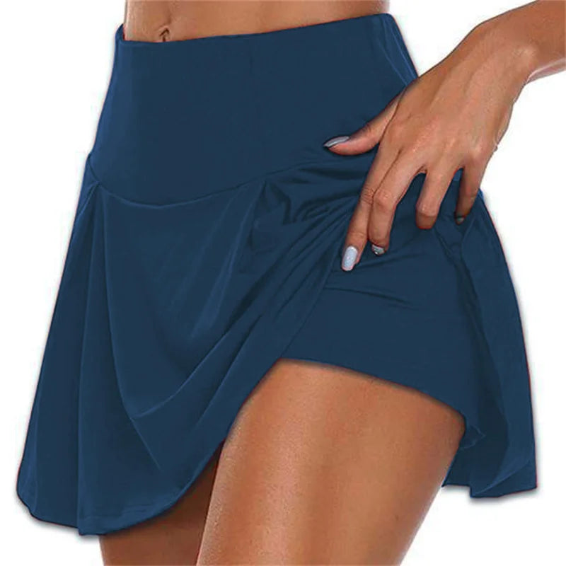 Lined Quick-Dry Tennis Skirt