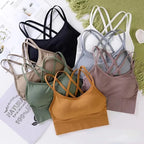 Cross-Strap Comfort Sports Bra