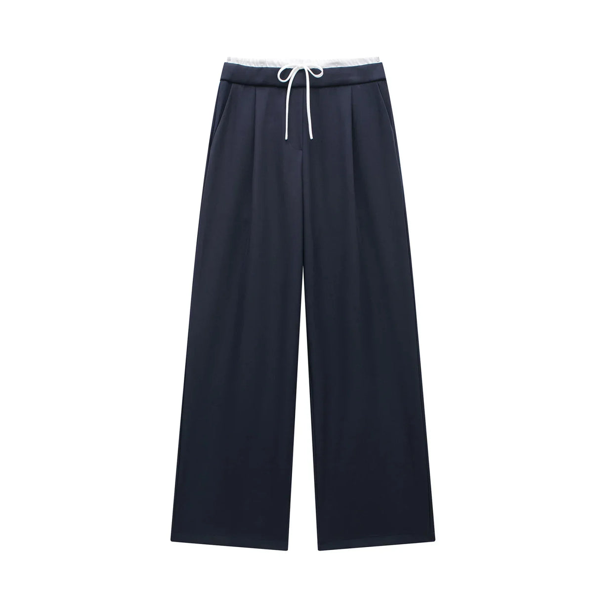 Relaxed High-Rise Wide-Leg Pants
