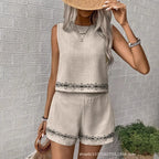 Sleeveless Top & Shorts Co-Ord Set