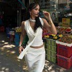 Bandage V-Neck Knit Tank