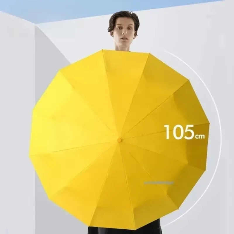 72 Bones Super Strong Windproof Automatic Folding Men Umbrella Reinforced Large Rainproof Sun Protection Umbrellas Women