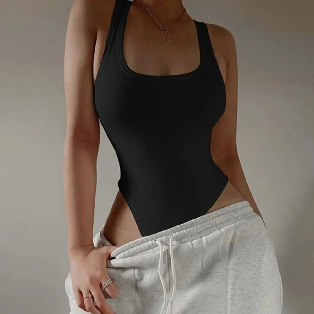 Halter Knit Bodysuit
