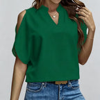 Luna V-Neck Relaxed Blouse