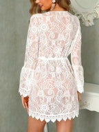 Scallop Crochet Beach Dress