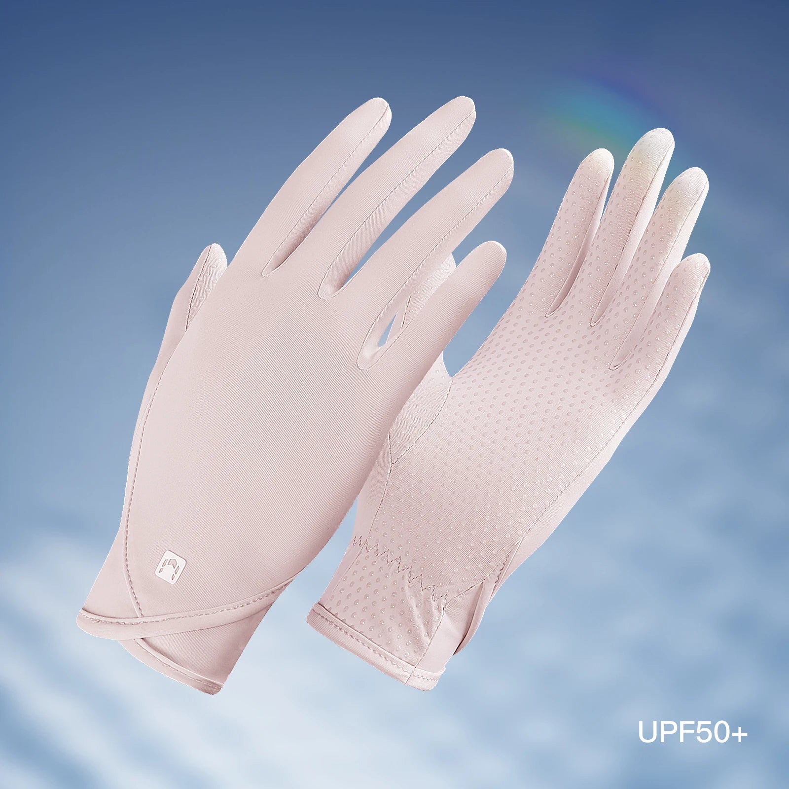 Sunscreen gloves Thin Ice Silk Women's for Women and Men Driving Electric Motorcycles Fishing UV Protection, Anti Slip,ventilate
