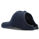 Washed High Ponytail Baseball Cap