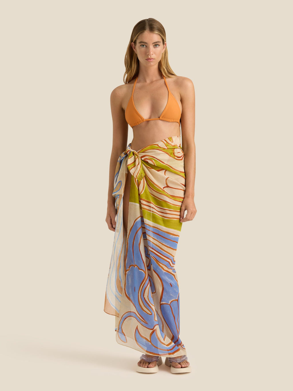 Siren Tile Square Pareo by Aurelia Sun