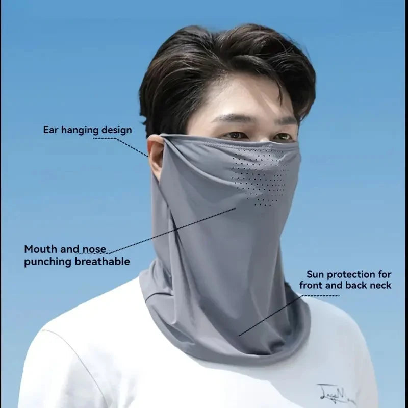 1pc UV Protection Scarf Face Mask for Women - Versatile for Driving, Fishing, and Mountaineering - Sun Protection